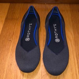 Rothy’s graphite flats size 8